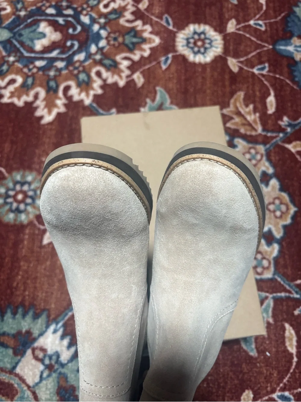 Earth Calia Round Toe Casual Wedge Ankle Booties size 9 brand new